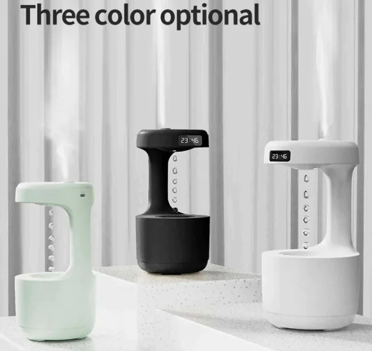 Aqua Mist Aroma Diffuser with Clock for Home & Work