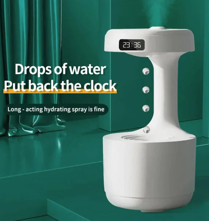 Aqua Mist Aroma Diffuser with Clock for Home & Work
