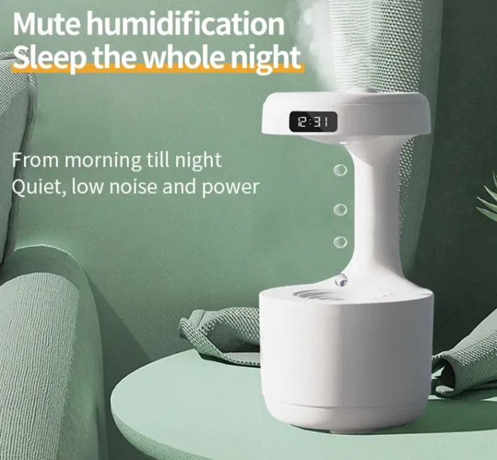 Aqua Mist Aroma Diffuser with Clock for Home & Work