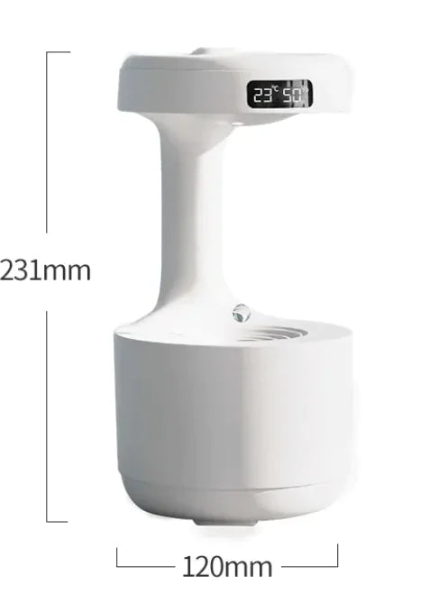Aqua Mist Aroma Diffuser with Clock for Home & Work